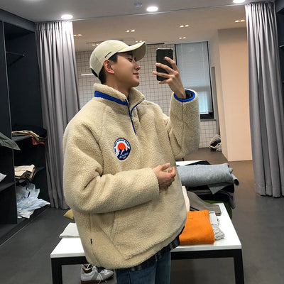 Abrigo de Lana de Cordero Grueso para Invierno Hombre y Mujer - Image 3