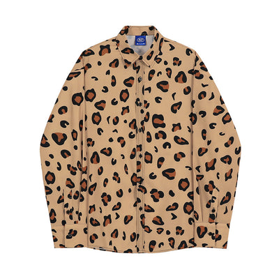 Camisa Suelta Estilo Japonés con Manga Larga y Personalidad