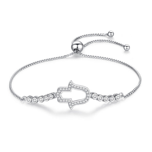 Pulsera de Plata Esterlina 925 Diseño Palma