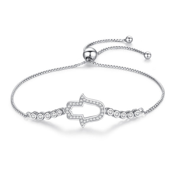 Pulsera de Plata Esterlina 925 Diseño Palma