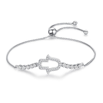 Pulsera de Plata Esterlina 925 Diseño Palma