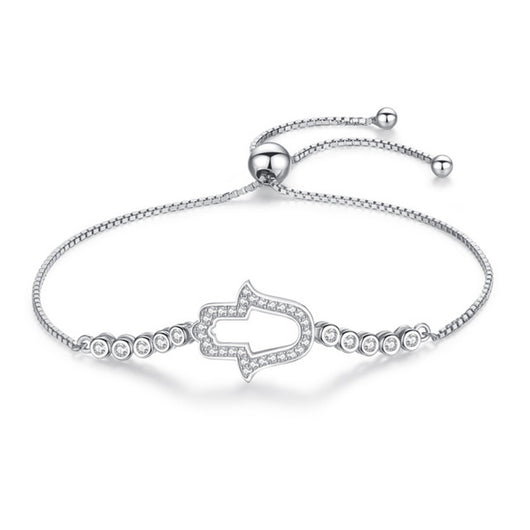 Pulsera de Plata Esterlina 925 Diseño Palma