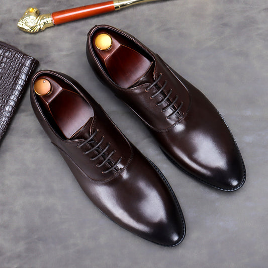 Zapatos de Cuero Genuino para Hombre - Estilo Ejecutivo Premium