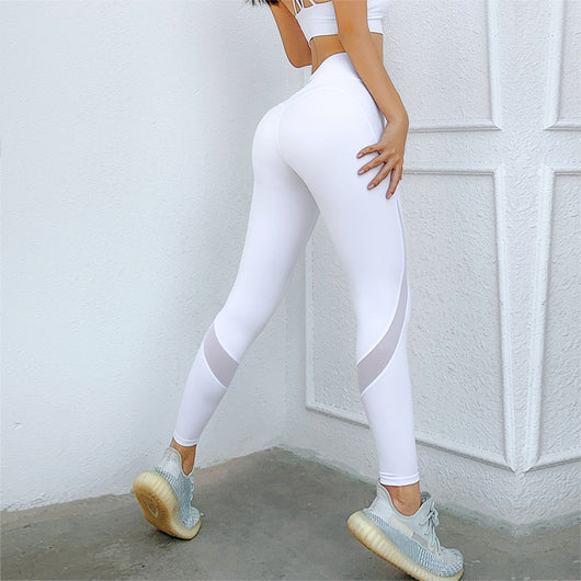 Pantalones Yoga Deportivos Levanta Cadera Cintura Alta Malla Ajustados - Image 15