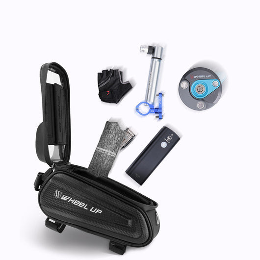 Bolsa Frontal Rígida para Bicicleta con Pantalla Táctil - Bolsa de Tubo Superior MTB - Image 5