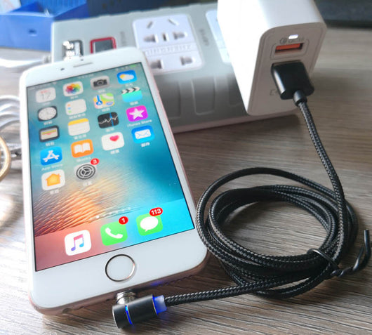 Cable Magnético en Ángulo USB-C Compatible con Apple - Carga Rápida y Reversible - Image 9