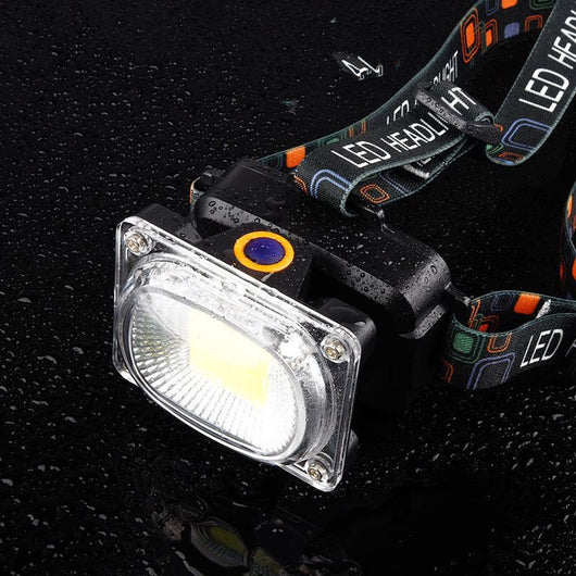 Linterna Frontal LED COB Recargable Ultra Potente para Trabajo y Emergencias - Image 4
