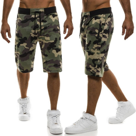 Pantalones Cortos Cargo Camuflaje Hombre - Estilo Deportivo Suelto Verano - Image 4