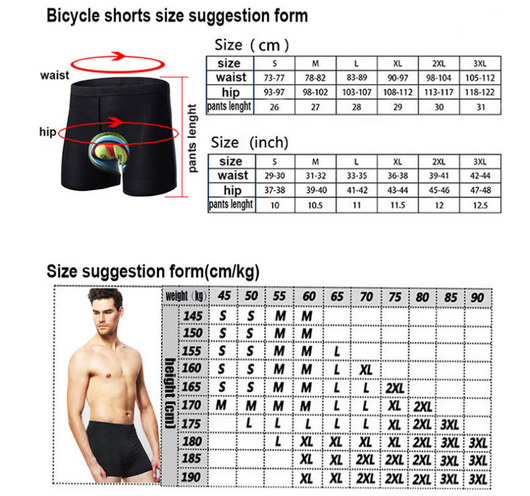 Pantalones Cortos de Ciclismo con Acolchado de Silicona - Image 6