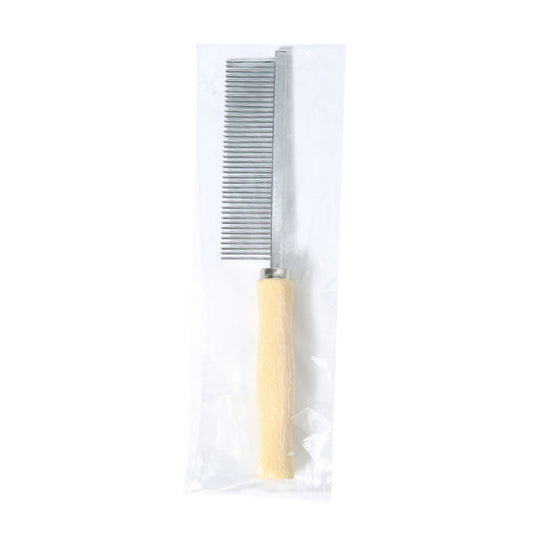 Peine Deslanador para Perros y Gatos con Mango de Madera Grande - Image 2