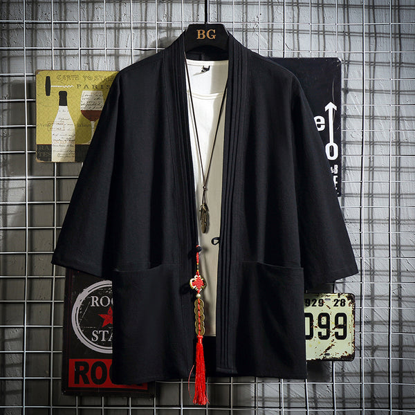 Blusa Hanfu con Borlas de Monedas de Cobre