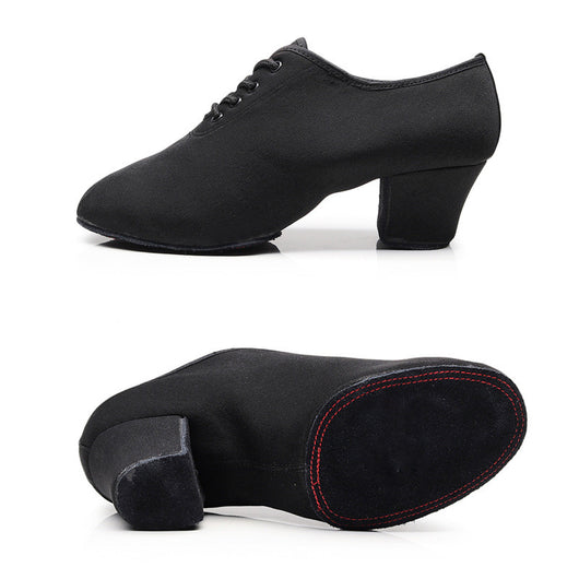 Zapatos de Danza Cuadrada con Suela Blanda - Calzado Profesional para Instructores - Image 10