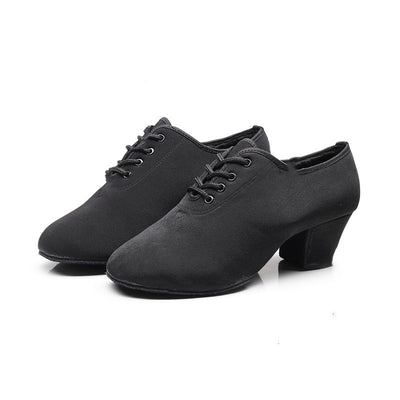 Zapatos de Danza Cuadrada con Suela Blanda - Calzado Profesional para Instructores - Image 9