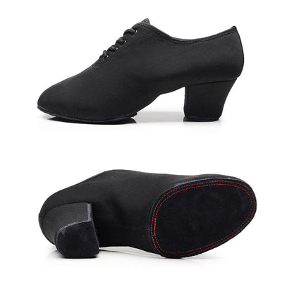 Zapatos de Danza Cuadrada con Suela Blanda - Calzado Profesional para Instructores - Image 2