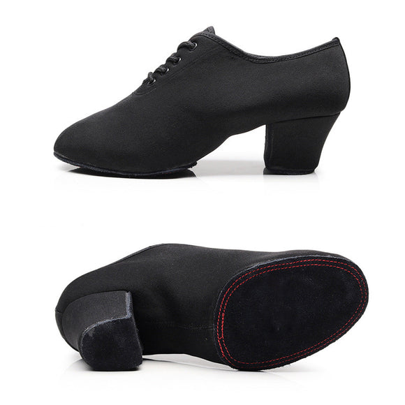 Zapatos de Danza Cuadrada con Suela Blanda - Calzado Profesional para Instructores
