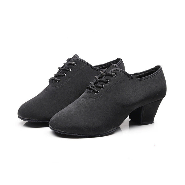 Zapatos de Danza Cuadrada con Suela Blanda - Calzado Profesional para Instructores