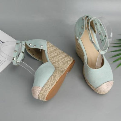 Zapatos Plataforma Mujer con Cuña y Hebilla - Espadrilles Elegantes - Image 2