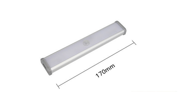 Lámpara LED Inalámbrica con Sensor de Movimiento PIR para Armarios y Muebles