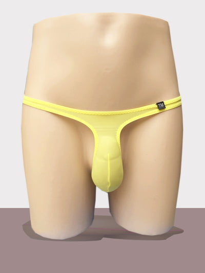 Bóxer Tipo Tanga para Hombre en Seda de Hielo Translúcida con Bolsillo Levantador - Image 11