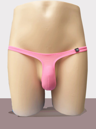 Bóxer Tipo Tanga para Hombre en Seda de Hielo Translúcida con Bolsillo Levantador - Image 3