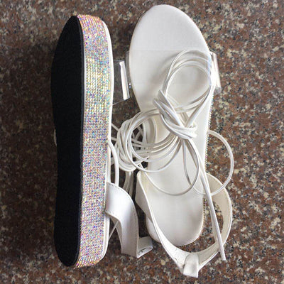 Sandalias Plataforma con Strass para Mujer - Calzado Elegante de Verano - Image 2