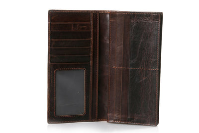 Billetera Vintage de Cuero para Hombre con Dragón Tridimensional - Image 10