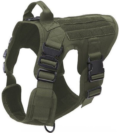 Arnés Táctico Ajustable para Perros - Cinturón de Seguridad Militar Doble Gancho - Image 14