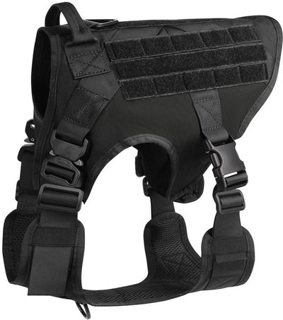 Arnés Táctico Ajustable para Perros - Cinturón de Seguridad Militar Doble Gancho - Image 12