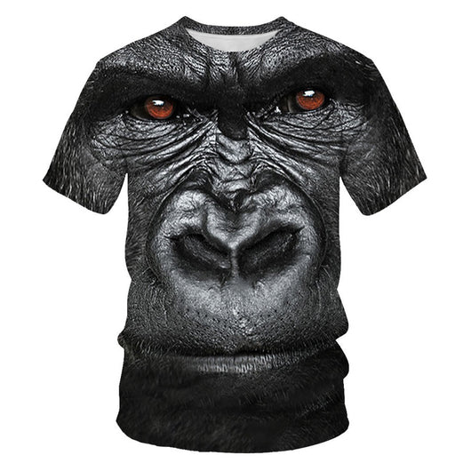 Playera para Hombre con Estampado 3D de Mono Tropical - Image 25