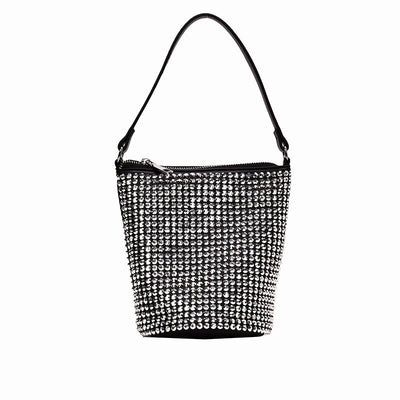 Bolso Mensajero Diamante Brillante con Cadena Decorativa - Image 6