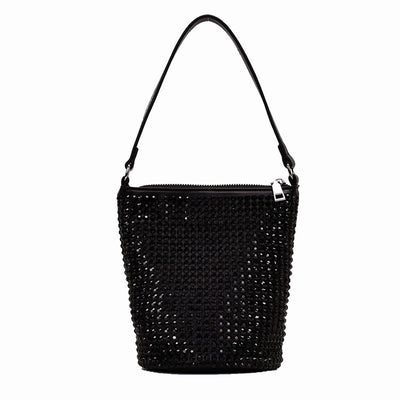 Bolso Mensajero Diamante Brillante con Cadena Decorativa