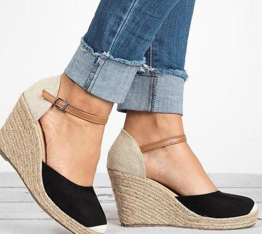 Zapatos Plataforma Mujer con Cuña y Hebilla - Espadrilles Elegantes - Image 6
