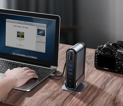 Hub USB-C 16 en 1 Multifunción Profesional con Fuente de Poder - Image 17