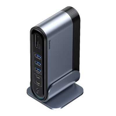 Hub USB-C 16 en 1 Multifunción Profesional con Fuente de Poder