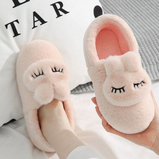 Pantuflas Conejo de Dibujos Animados para Casa - Cómodas Sandalias Deslizantes para Mujer - Image 11