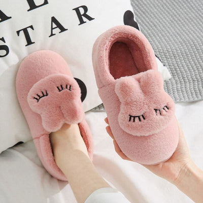 Pantuflas Conejo de Dibujos Animados para Casa - Cómodas Sandalias Deslizantes para Mujer - Image 6