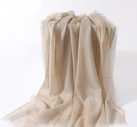 Chal de Cachemira Ligero para Otoño e Invierno