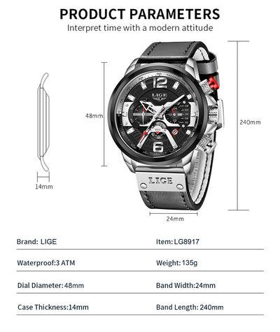 Reloj Deportivo Multifunción Resistente al Agua para Hombre - Image 6