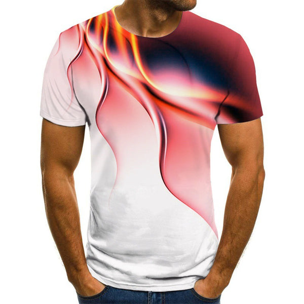Playera Deportiva Transpirable con Diseño 3D Lightning para Hombre