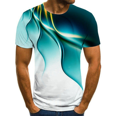 Playera Deportiva Transpirable con Diseño 3D Lightning para Hombre - Image 7