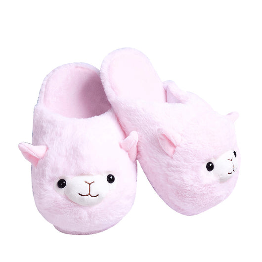 Pantuflas de Algodón Alpaca Arcoíris para Niñas - Cálidas y Antideslizantes - Image 6