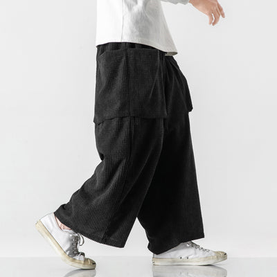 Pantalones Pana Rectos Anchos Holgados para Hombre - Image 14