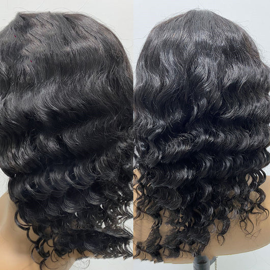 Peluca Afro Rizada Corta Estilo Europeo y Americano - Fibra Sintética Premium - Image 5