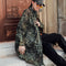 Abrigo Trinchera Leopardo con Remaches - Estilo Industrial Europeo