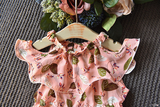 Vestido Niña Verano Coreano Cuello Volante Bohemio - Image 10