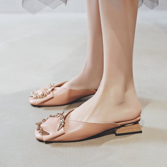 Pantuflas Cómodas Talla Grande para Mujer (41-43) - Modelo Baotou Verano