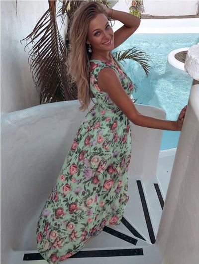 Vestido de Gasa Estampado Elegante - Image 12