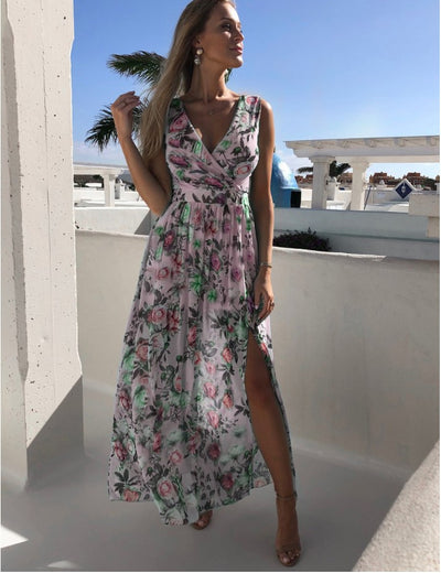 Vestido de Gasa Estampado Elegante - Image 11