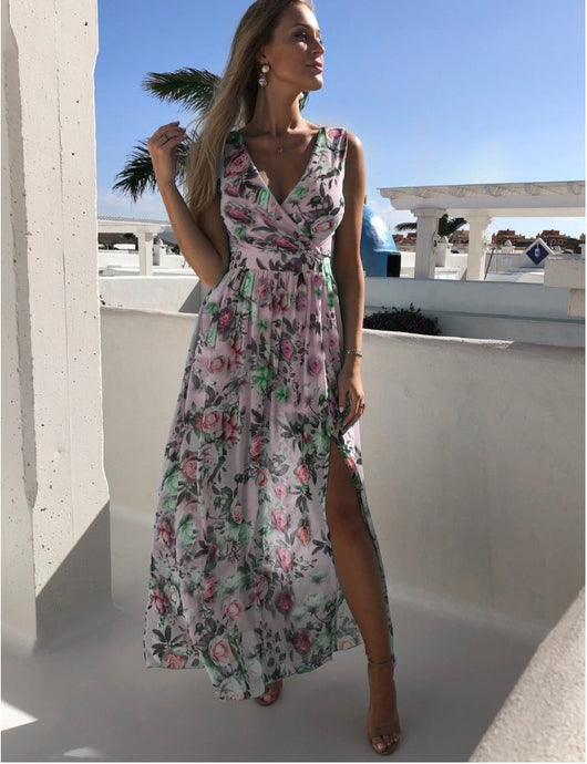 Vestido de Gasa Estampado Elegante - Image 11