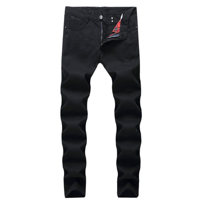 Jeans Slim Fit Negro Clásico para Hombre - Corte Recto Moderno - Image 9
